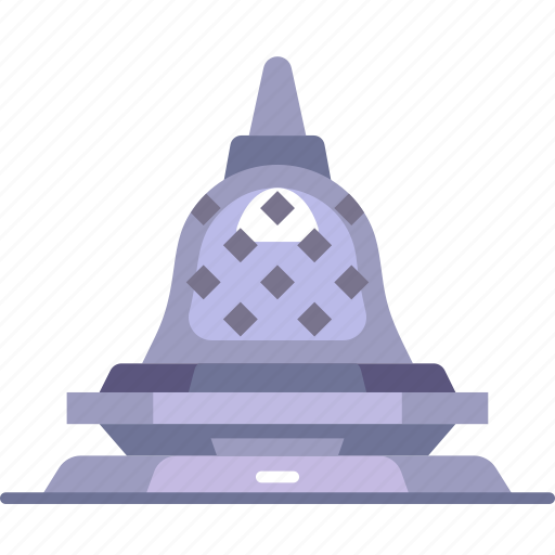 Landmark, monument, building, borobudur, buddha, indonesia icon - Download on Iconfinder