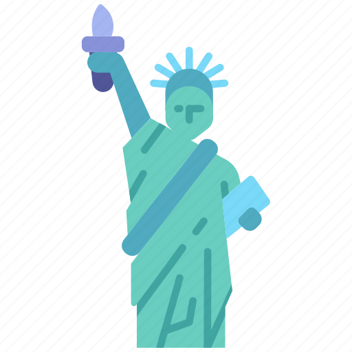 Landmark, monument, building, liberty, statue, usa, freedom icon - Download on Iconfinder