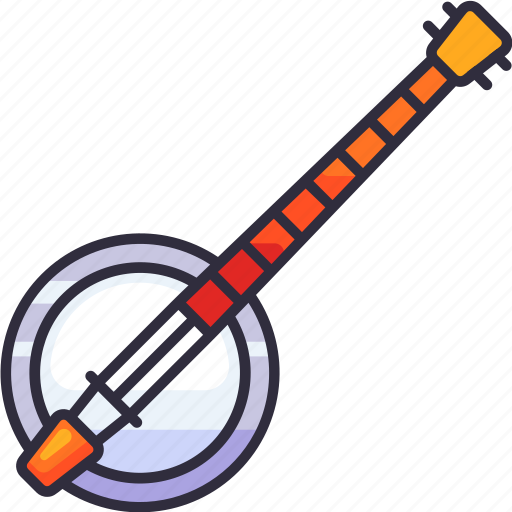 Banjo, musical instrument, music, musician, song, melody, sound icon - Download on Iconfinder
