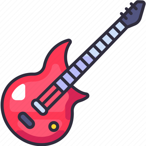 Electric guitar, musical instrument, music, musician, song, melody, sound icon - Download on Iconfinder