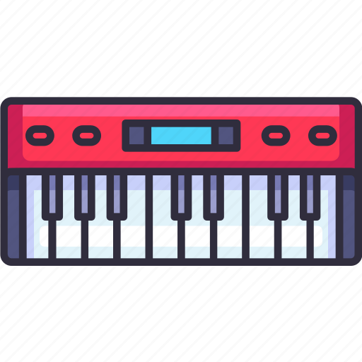 Keyboard, musical instrument, music, musician, song, melody, sound icon - Download on Iconfinder