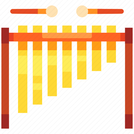 Marimba, musical instrument, music, musician, song, melody, sound icon - Download on Iconfinder