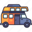 transport, vehicle, transportation, campervan, caravan, camping, car 
