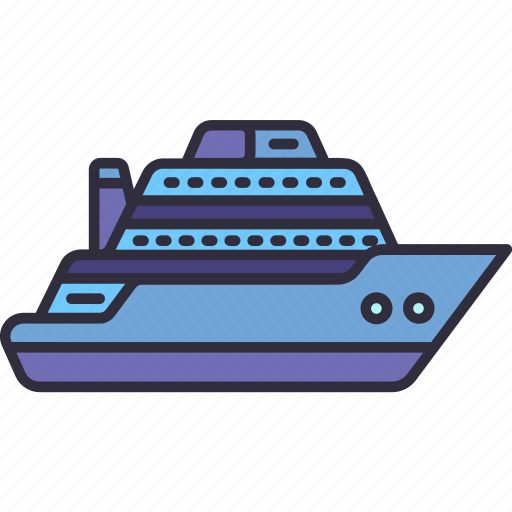 Transport, vehicle, transportation, cruise, ship, yacht, travel icon - Download on Iconfinder