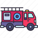 transport, vehicle, transportation, fire truck, firefighter, emergency, fire engine