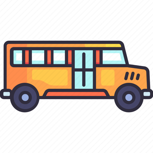 Transport, vehicle, transportation, school bus, car, public transport icon - Download on Iconfinder