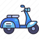 transport, vehicle, transportation, scooter, delivery, bike, motorcycle