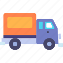 transport, vehicle, transportation, box truck, delivery, shipping, logistic
