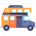 transport, vehicle, transportation, campervan, caravan, camping, car