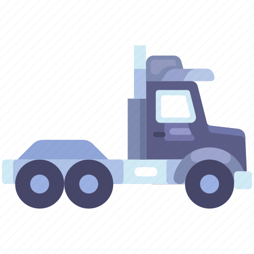 Transport, vehicle, transportation, trailer truck, towing, shipping, container truck icon - Download on Iconfinder