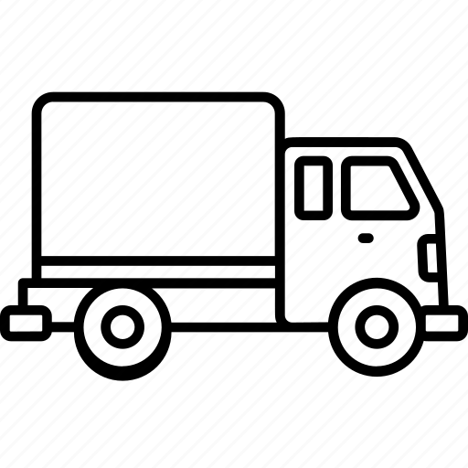 Transport, vehicle, transportation, box truck, delivery, shipping, logistic icon - Download on Iconfinder