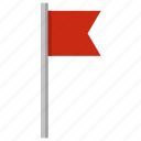 flag, wind, business, cloud, pin