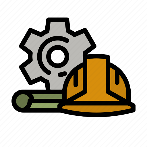 Construction, helmet, tool, engineer, safe icon - Download on Iconfinder