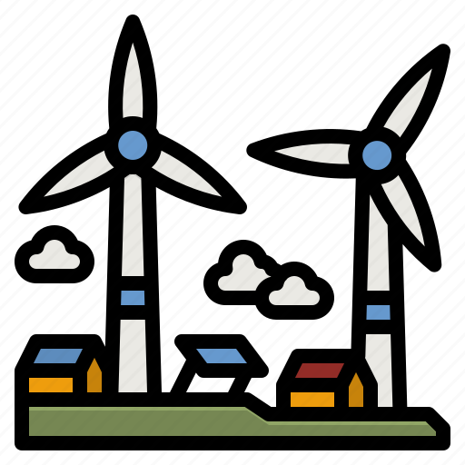 Windmill, ecology, environment, electric icon - Download on Iconfinder