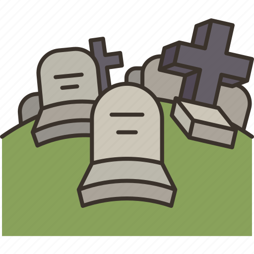 Cemetery, graveyard, tombstone, burial, memorial icon - Download on Iconfinder