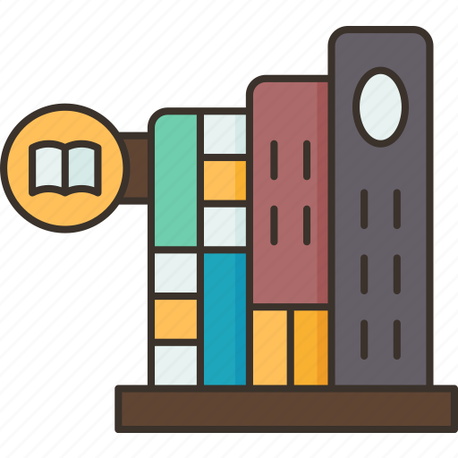 Library, public, books, literature, education icon - Download on Iconfinder