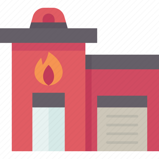 Fire, station, fireman, emergency, rescue icon - Download on Iconfinder