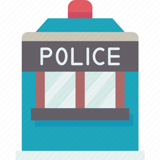 Police, kiosk, booth, security, city icon - Download on Iconfinder