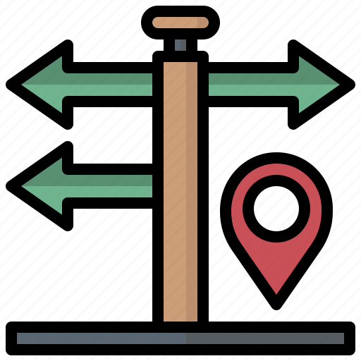Direction, flags, maps, pole, signage, signals icon - Download on Iconfinder