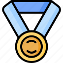 graduation, medal, badge, achievement, award, prize