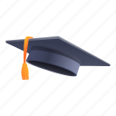 person, graduation, hat 
