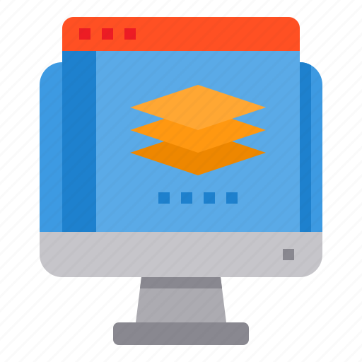Computer, design, editor, graphic, illustration, layer icon - Download on Iconfinder