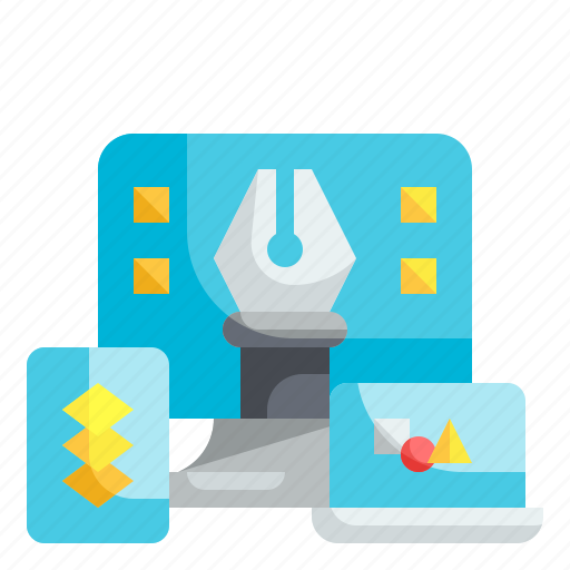 Responsive, design, illustration, device, interface icon - Download on Iconfinder