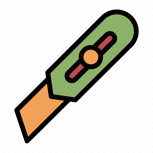 Cutter, knife, sharp, weapon, dagger, graphic, design icon - Download on Iconfinder