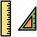 ruler, size, long, tools, graphic, design