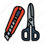cutter, cutting, equipment, scissors, design, tool, stationary 