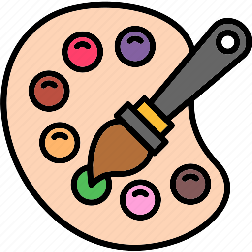 Palette, art, artclass, brush, canvas, knack icon - Download on Iconfinder