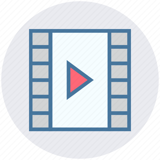 Cinema reel, film, media, movie, play, reel icon - Download on Iconfinder