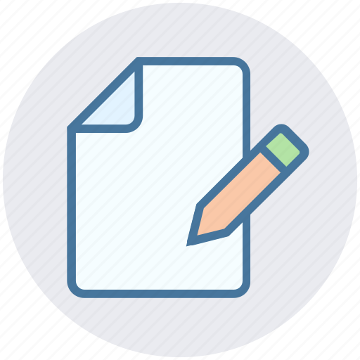 Document, edit, graphic, page, paper, pencil, sheet icon - Download on Iconfinder