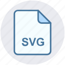 document, extension, file, file format, format, svg file 