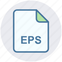 document, eps, extension, file, file format, illustrator, vector format