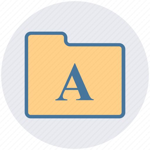Design, document, folder, font, format, graphic, word icon - Download on Iconfinder