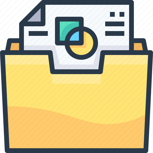 Business, document, files, folders, office, report icon - Download on Iconfinder