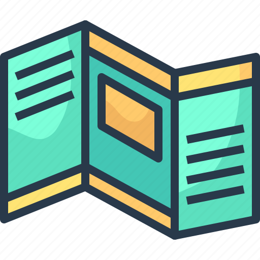 Business, document, report, tryptich icon - Download on Iconfinder