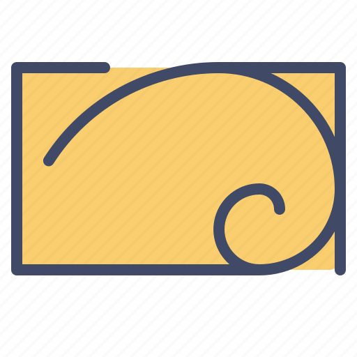 Golden, graphic design, logo, math, ratio icon - Download on Iconfinder