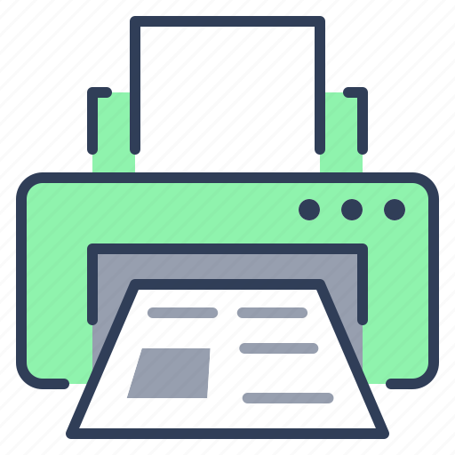 Printer, printing, press, booklet, typography icon - Download on Iconfinder