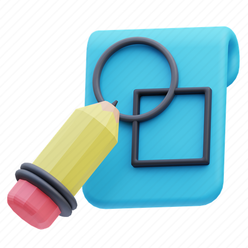 Sketch, pencil, draw, drawn, arrow, doodle, drawing 3D illustration - Download on Iconfinder