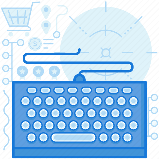 Computer, hardware, keyboard, type, typing, writing icon - Download on Iconfinder