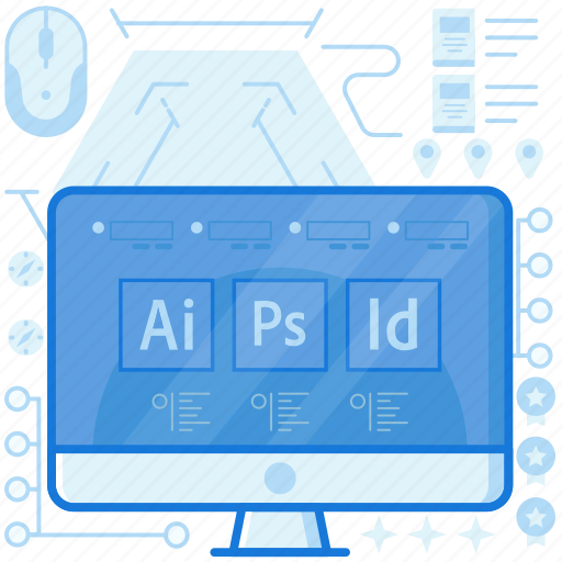 Adobe, application, computer, design, graphic, monitor, screen icon - Download on Iconfinder