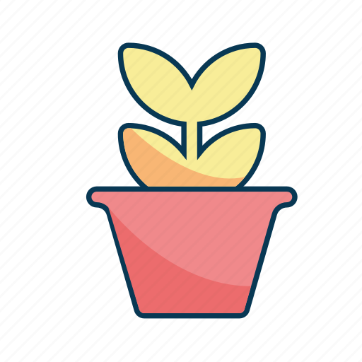 Plant, pot, graphic designer, flower, flower pot, nature, blossom icon - Download on Iconfinder