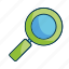 search, magnifying glass, research, magnifier, loupe, discover, zoom, find, graphic designer 