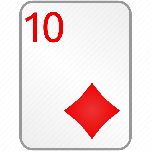Diamonds, card, ten, casino, poker icon - Download on Iconfinder