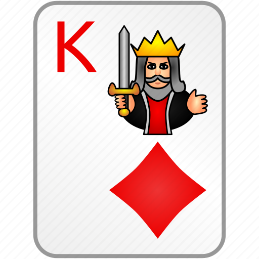 Diamonds, king, card, casino, poker icon - Download on Iconfinder