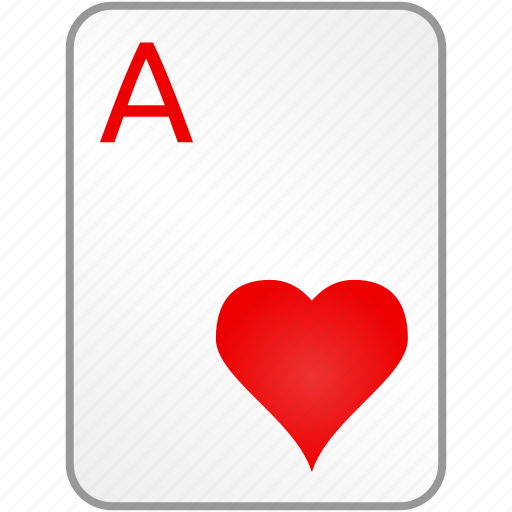 Ace, hearts, card, casino, poker icon - Download on Iconfinder