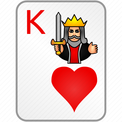 Hearts, king, card, casino, poker icon - Download on Iconfinder