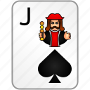 jack, spades, casino, poker